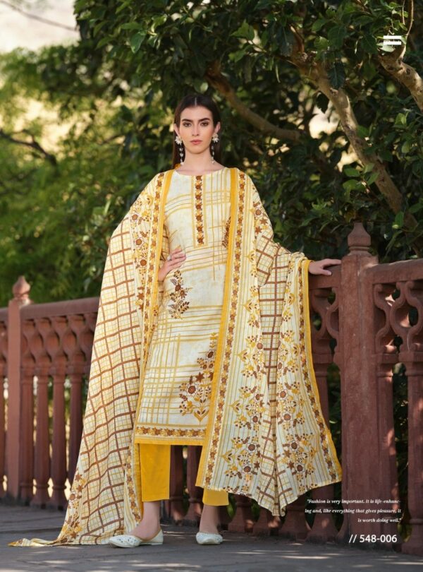 Zulfat Farahana 008 - Pure Cotton Exclusive Designer Printed Suit