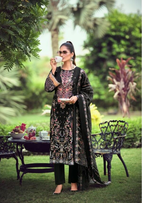 Riaz Musafir 10008 - Pure Karachi Lawn Cambric Digital Print With Embroidery Suit