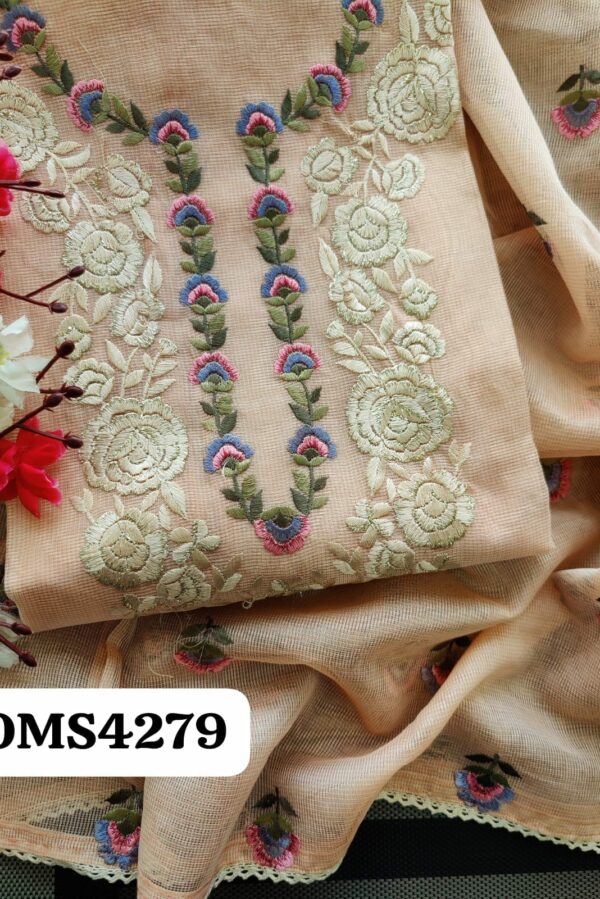 Beautiful Pure Kota Parsi Embroidery Suit