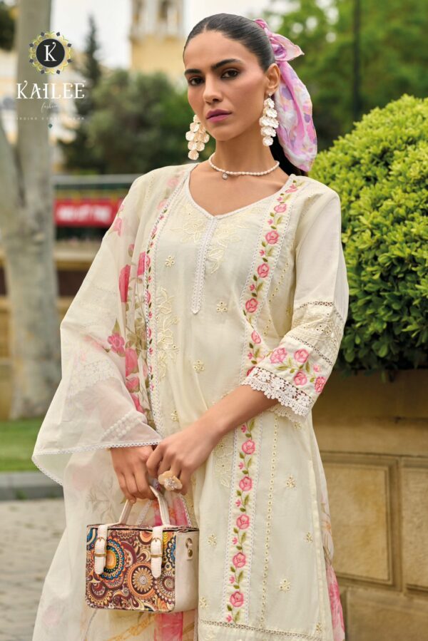 Kailee Iqra 42683 - Pure Cotton Designer Thread & Embroidery Work Stitched Suit