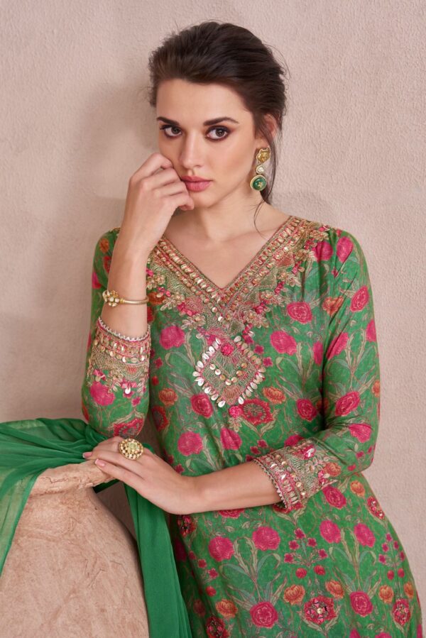 Sayuri Dahleez 5528 - Pure Muslin With Hand Embellish Stitched Dress
