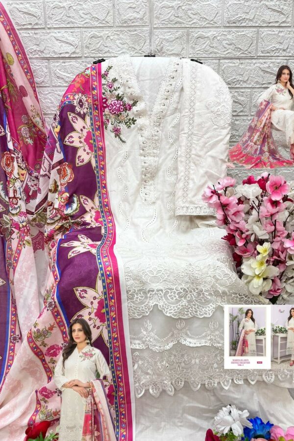 Pure Lawn Cotton With Heavy Self Embroidery Pakistani Style Suit